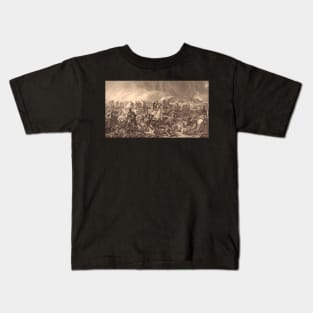 Charge of the Guards at Waterloo 1815 Kids T-Shirt